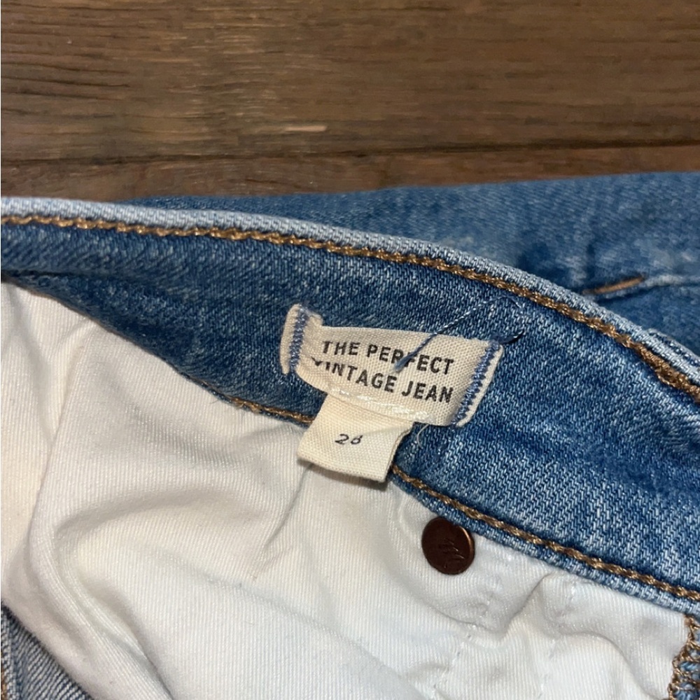 Madewell High Rises Ripped Straight Leg Jeans: The Perfect Vintage Jeans